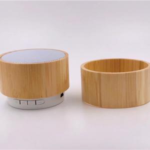 Wireless Bluetooth Speaker Portable Speaker Wooden Speaker Bamboo model Customized logo for Promotion