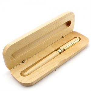 Sustainable Bamboo Ball Pen Promotional Gift Pen Writing Pen Wooden Model with Logo and Box